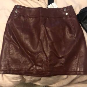 Purple free people miniskirt NEVER WORN